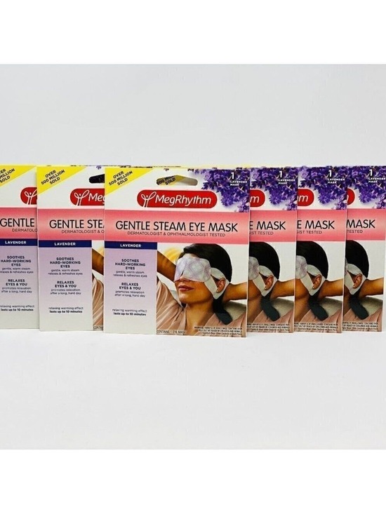 MegRhythm Other - 6 pk- MegRhythm Gentle Steam Eye Mask-lavender